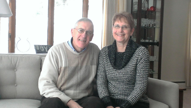 Larry and Carolyn Woods of Roseville, MN.