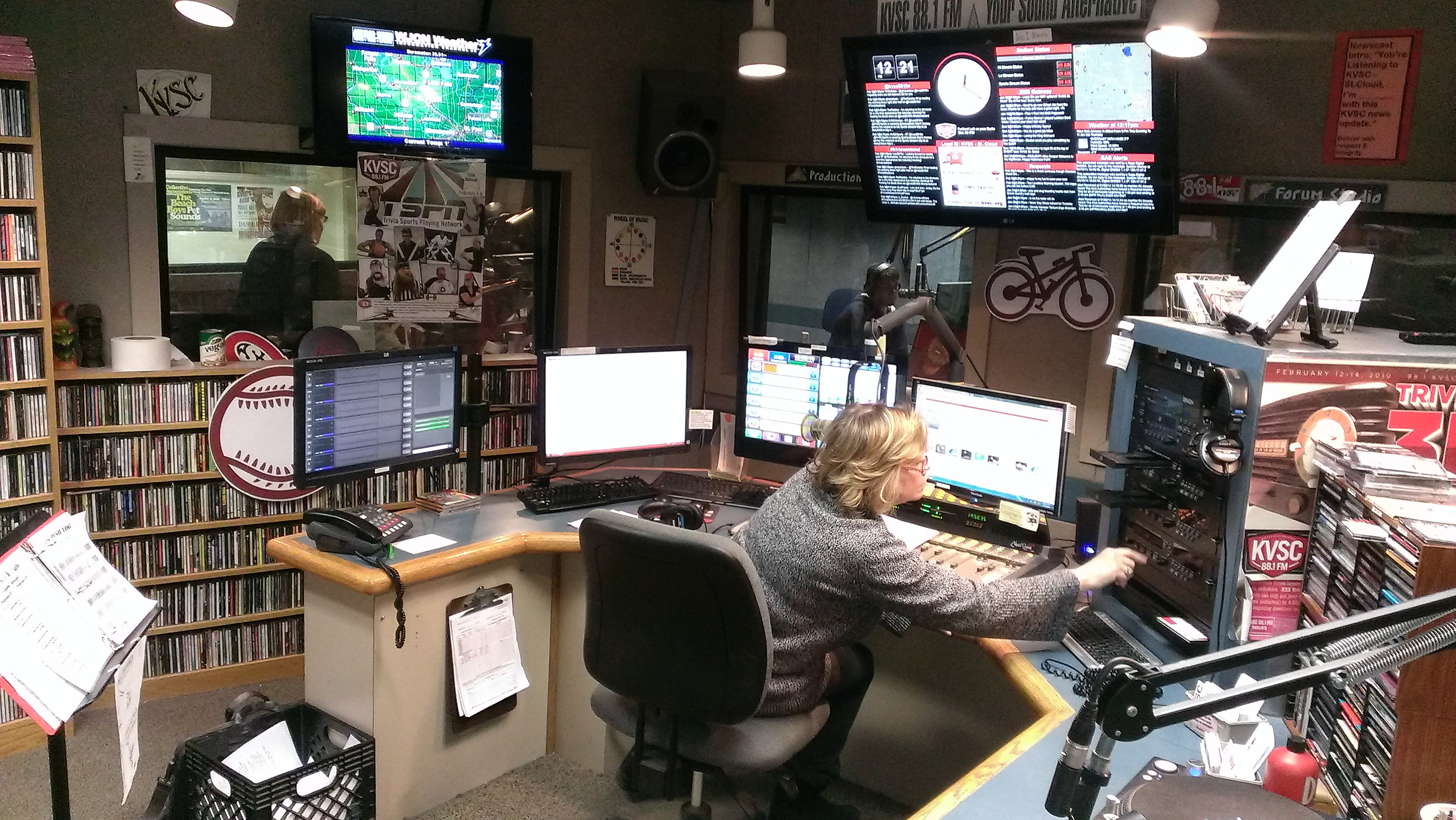 KVSC Radio in St. Cloud. MPR Photo/Bob Collins