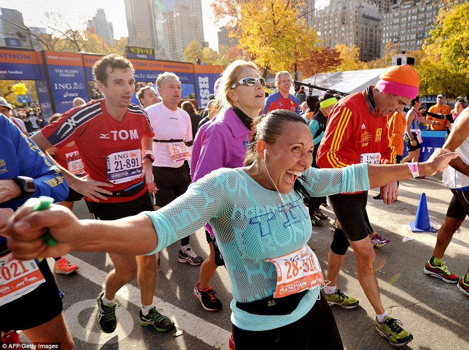 New York City Marathon finish line/Getty Images/file