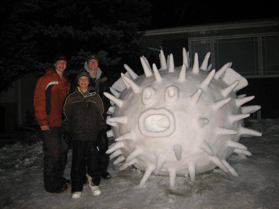 Photo: Bartz Snow Sculptures Facebook page.