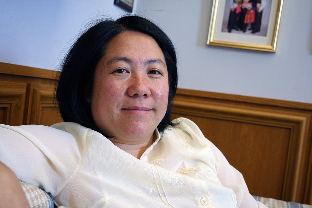 Mee Moua, shown in 2010 as she ended her term in the Minnesota Senate. Photo: Laura Yuen/MPR News.