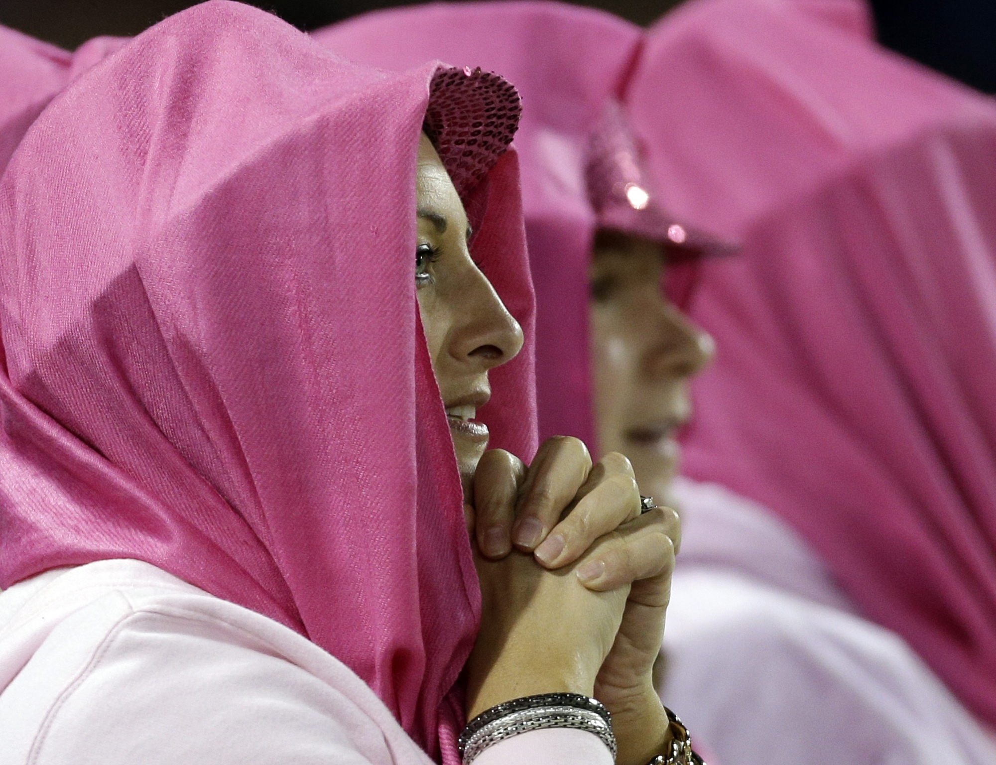 Chicago White Sox fans pray for their team during a 2014 game.  Photo: Nam Y. Huh| AP | File